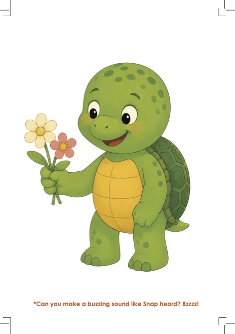 The Curious Turtle - Heard A Buzz - Preview Spread