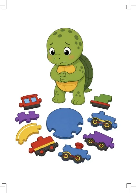 The Thinking Turtle – The Puzzle That Didn’t Fit - Preview Spread